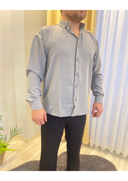 Oversize Keten Gömlek modelleri