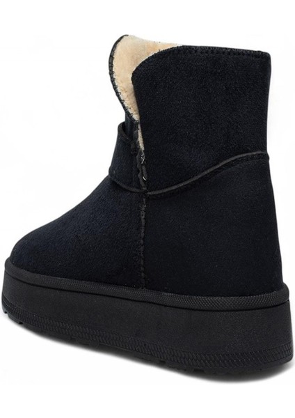 Gls Siyah Içi Kürklü Nubuk Kadın Bot & Bootie modelleri
