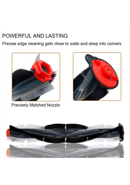 Neato Botvac D Serisi D3 D4 D5 D5 D7 D9 D10 D70E D75 D80 D85 Robot Vakum Süpürge Yedek Ana Yan Fırça Filtresi (Yurt Dışından) indirimleri