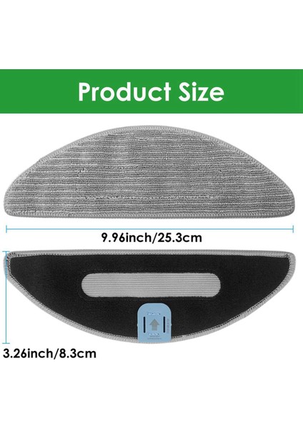 12 Pcs Irobot Oda Için Parça Pads Combo I5 I5+ J5 J5+ Robot Vakum Mikrofiber Yıkanabilir Yeniden Kullanılabilir Kumba (Yurt Dışından) fırsatları