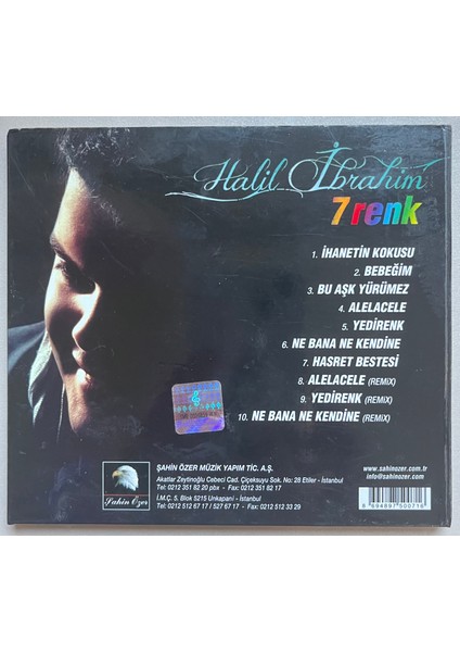 Halil Ibrahim 7 Renk CD (Orijnal Dönem Baskı Cd) fiyatları
