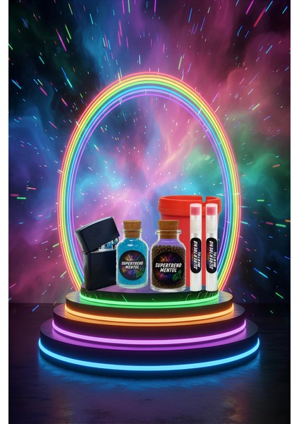 Mentol Topu 2000 Adet Mavimsi ve Böğürtlen Mentol 1 Adet Apliaktör, Zippo Çakmak Hediye