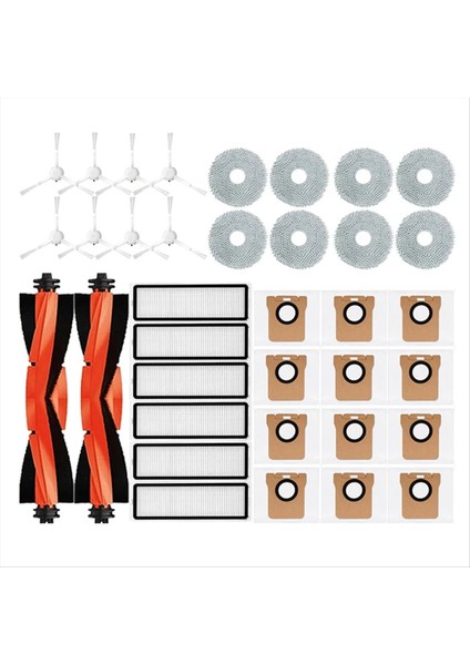 Xiaomi Robot Vakumunun Değiştirilmesi X20 + / X20 Plus Parçalar Aksesuarlar Ana Yan Fırça Hepa Filtre Mop Bez Toz Çantası (Yurt Dışından)