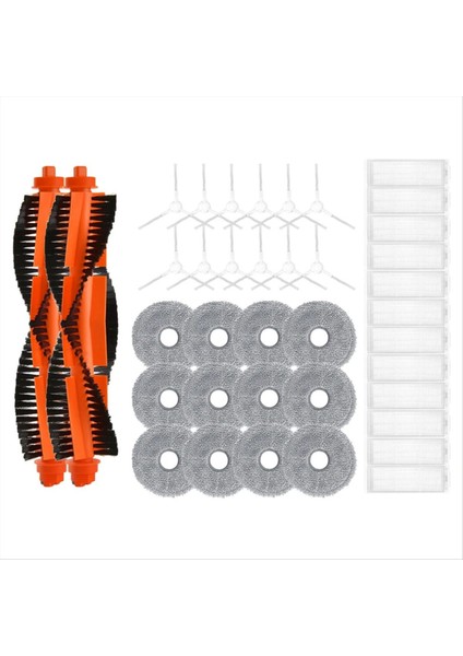Xiaomi Robot Vakum Için X20 / Xiaomi Mijia Kendi Kendini Temizleyen Robot 2 / C101 Ana Yan Fırça Hepa Filtre Mop Bez Parçaları (Yurt Dışından)