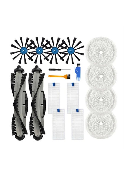 Bissell 3115 / EV675 Için Robot Vakum Süpürge Ana Yan Fırça Hepa Filtre Mop Rag Bez Ekleme Yedek (Yurt Dışından)