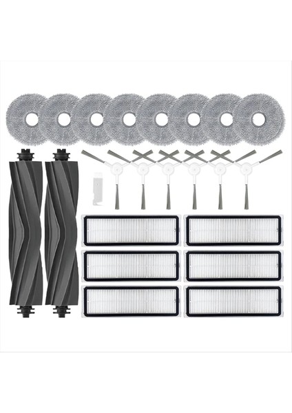 Dreame Bot L10 Prime / L10S Pro / L10 Pro Ana Yan Fırça Hepa Filtre Mop Bez Robot Yedek Yedek Parçalar (Yurt Dışından)