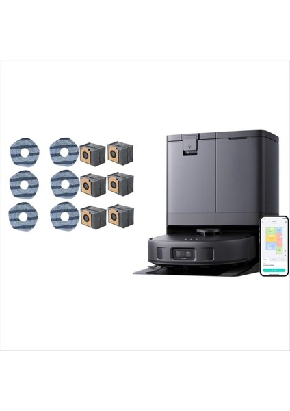 Eufy X10 Pro Omni Temizleyici Robot Vakum Temizleyici Mop Bez Pedleri Toz Çantaları Aksesuarlar (Yurt Dışından) fırsatları