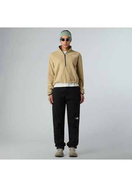 W Glacier Fleece 1/2 Zip Short Bej Kadın Polar fiyatları