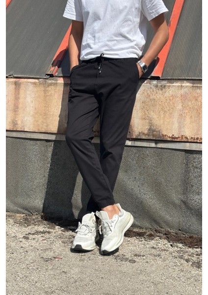 Erkek, Bel ve Paça Lastikli, Hi-Quality, Gabardin Dokuma, Pamuklu, Jogger Pantolon 270-2 modelleri