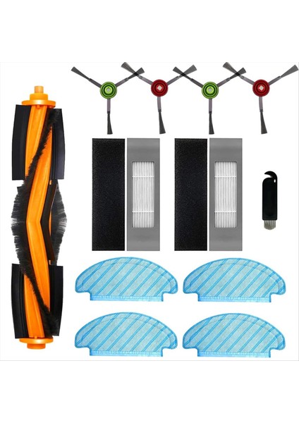 Ecovacs T8/n8/n8 Pro Için Yeedi Vac/vac Max/vac Hibrit/vac Istasyonu Için Vakum Süpürge Aksesuar Seti (Yurt Dışından)