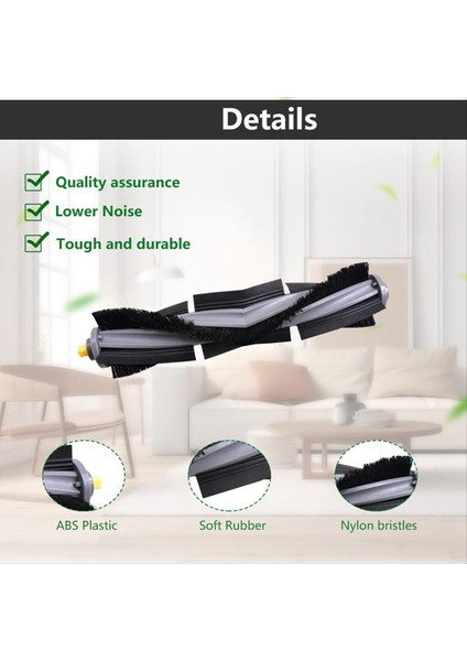 Ecovacs Deebot T20 Omnı Robot Vakum Aksesuarları Ana Yan Fırça Hepa Filtre Mop Bez Tuz Torbaları (Yurt Dışından) modelleri