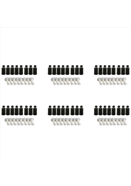 48PCS El Tipi Elektrikli Süpürge Hepa Filtre Sünger Filtre Kiti Xiaomi Deerma DX700 DX700S Vakum Yedek Parça Aksesuarları (Yurt Dışından)