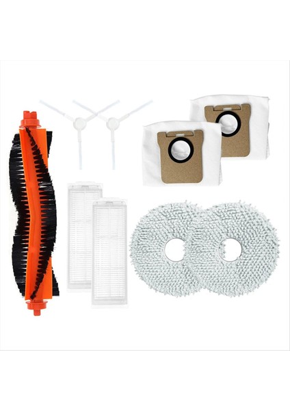 Xiaomi M30 PRO/C107 Için Yedek Yedek Parça Robot Vakum Ana Yan Fırça Hepa Filtre Mop Pad Toz Çanta Aksesuarları (Yurt Dışından)