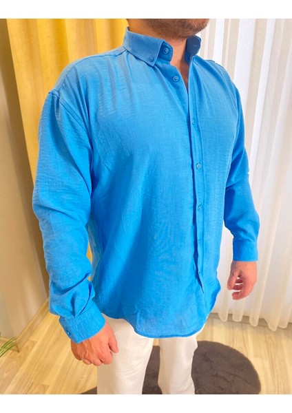 Oversize Keten Gömlek fırsatları