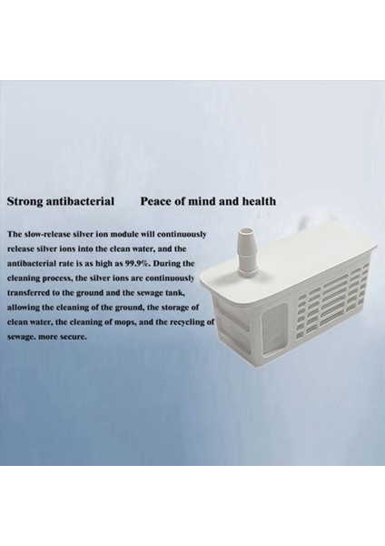 Ecovacs Için 2x Gümüş Iyon Modülü Debot X2/x2 Pro/x2 Omni Vakum Su Deposu Yavaş Serbest Bırakma Gümüş Iyon Bakteriyostatik Modülü (Yurt Dışından) modelleri