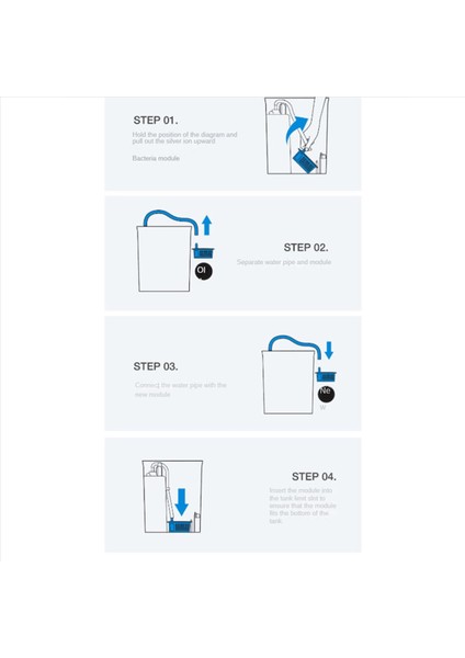 Ecovacs Için 2x Gümüş Iyon Modülü Debot X2/x2 Pro/x2 Omni Vakum Su Deposu Yavaş Serbest Bırakma Gümüş Iyon Bakteriyostatik Modülü (Yurt Dışından) indirimleri