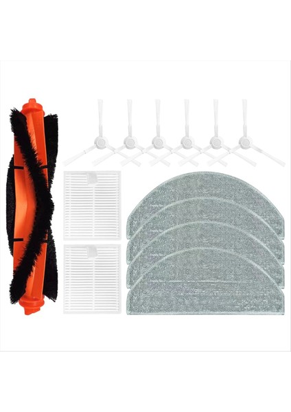 Xiaomi E10 E10 E10 E12 B112 / Mıjıa 3c Plus C103 Robot Vakum Süpürge Yedek Parçalar Filtre Mop (Yurt Dışından)
