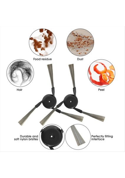 Dream Için 14PCS X40 Ultra /X40 Pro Ultra /S30 Pro Ultra Robot Vakum Değiştirin Parçalar Yan Fırça Filtre Paspas Bezi Tuz Çantası (Yurt Dışından) fırsatları