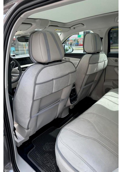 Togg T10F Oto Koltuk Koruyucu Kılıf 2025-SONRASI Luvi Serisi Gri modelleri