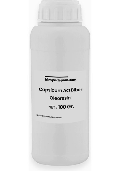 Capsicum Acı Biber Oleoresin 100 Gr.