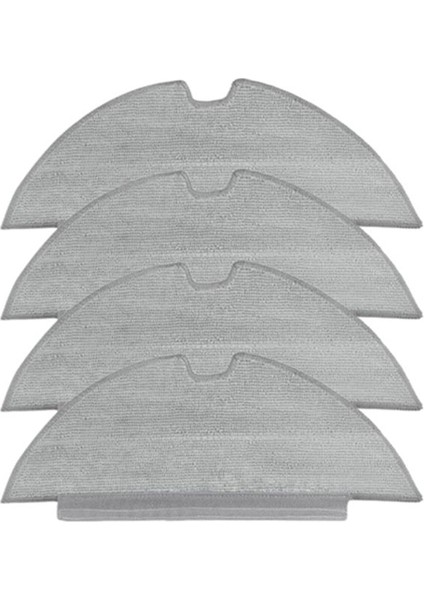 4pcs Eufy Robovac L35 HIBRIT/L35 Hibrit Kuru ve Islak Kullanım Pot Kumbaşları Pad Temizleme (Yurt Dışından)