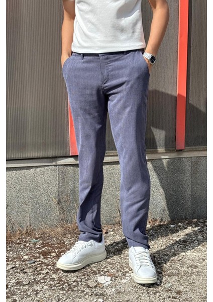 Erkek, Bel Lastikli, Dokuma Kadife, Regular-Fit, Old Money Culture, Pantolon 305 indirimleri