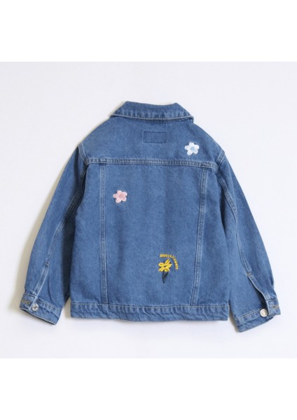 Kız Çocuk Nakışlı Kot Ceket fiyatları