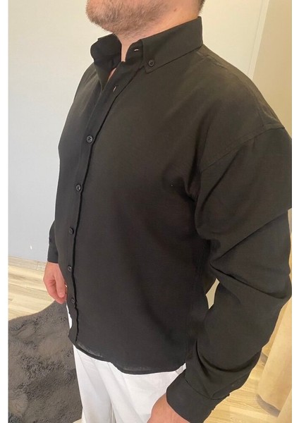 Oversize Keten Gömlek modelleri