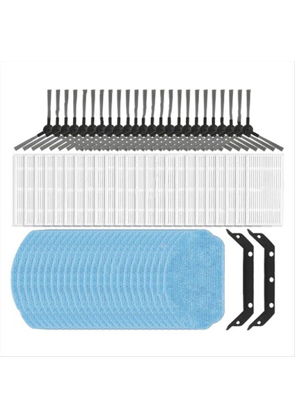Mıdea VCR04W Robot Için Vakum Temizleyici Yan Fırça Mop Bez Hepa Filtre Aksesuarları Yedek Yedek Parçalar (Yurt Dışından)