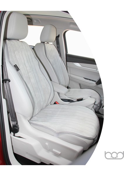 Togg T10F Tay Tüyü Cepli Oto Koltuk Koruyucu Kılıf Iyon Serisi Gri