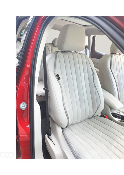 Togg T10F Tay Tüyü Cepli Oto Koltuk Koruyucu Kılıf Iyon Serisi Gri modelleri