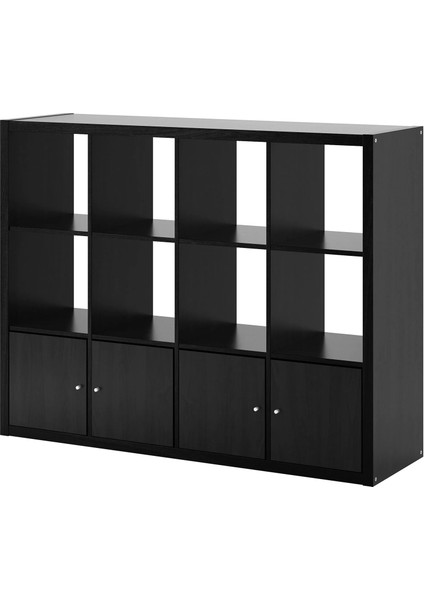 Kallax Açık Raf Ünitesi Venge 147 x 112 cm Kapaklı