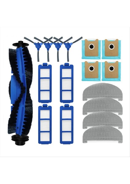 Eufy Clean G40 Hibrid+ / G35+ Roller Yan Fırça Filtre Mop Bezleri Rag Robot Vakum Süpürge Yedek Parçalar Aksesuarlar (Yurt Dışından)
