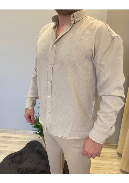 Oversize Keten Gömlek modelleri