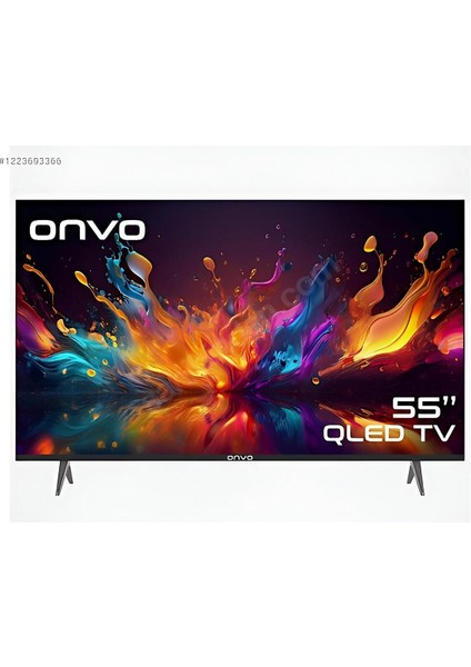 55OVF5000AQ 55" 140 Ekran Uydu Alıcılı 4K Ultra HD Google Smart QLED TV