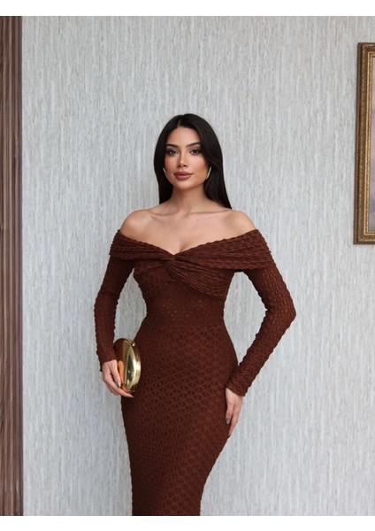 Ön Düğüm Detaylı Dantel Elbise fiyatları