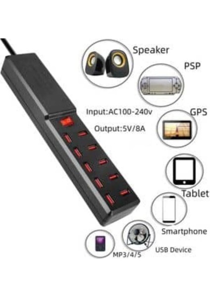 Çoklu USB Şarj Prizi / USB Çoklayıcı