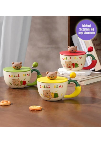 Sevimli Ayıcık Temalı Seramik Kupa