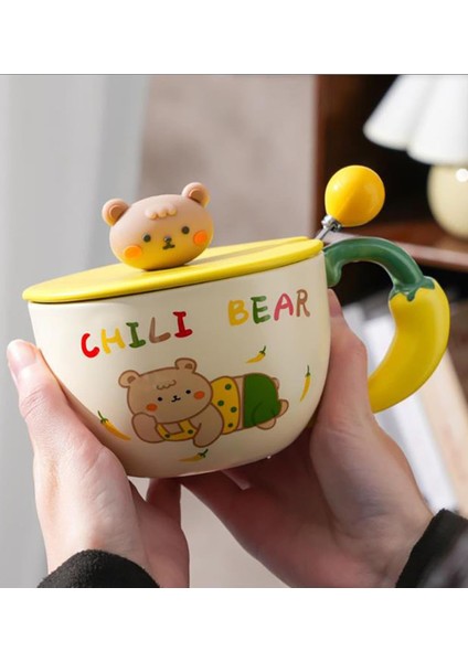 Sevimli Ayıcık Temalı Seramik Kupa modelleri