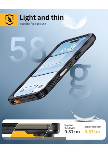 Apple iPhone 17 Air Kılıf Su Geçirmez Tam Korumalı Magsafe'li 360 Darbeye Dayanıklı Toz Geçirmez Kapak indirimleri