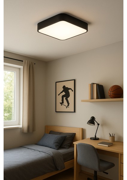Quadratic Plafonyer Kare 30 x 30 Cm Gün Işığı