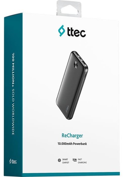 Recharger 10.000MAH Taşınabilir Şarj ALETI/POWERBANK-2BB234 indirimleri