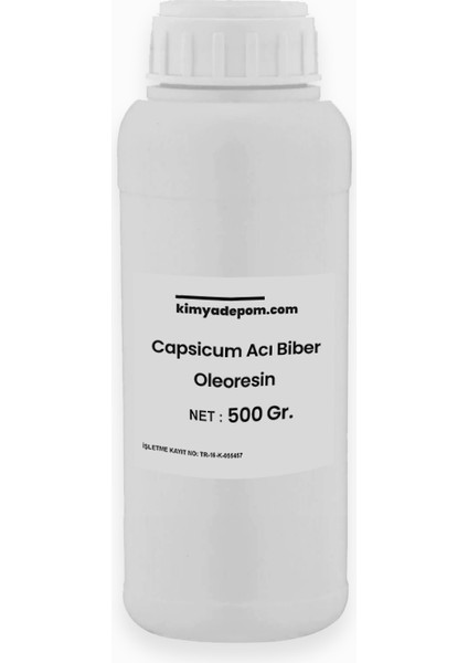 Capsicum Acı Biber Oleoresin 500 Gr.
