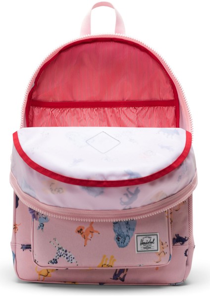 Heritage Printed Dog Çocuk Pembe Sırt ÇANTASI.06613