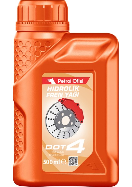 Hidrolik Fren Yağı Dot 4 0.5 Lt