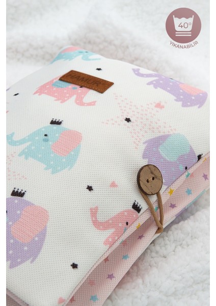 Anne Bebek Bakım Çantası Yenidoğan Alt Açma Değiştirme Düzenleyici Çantası Organizer Elephant