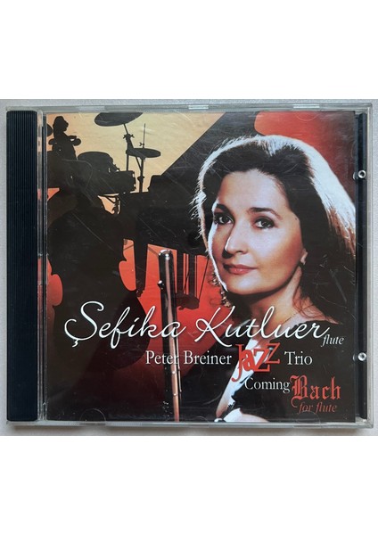 Şefika Kutluer & Peter Breiner Jazz Trio Coming Bach For Flute CD (Orijnal Dönem Baskı Cd)