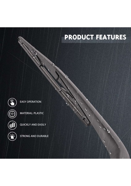 Toyota Yaris Vitz 99-05 Için Araba Ön Cam Silecek Kolu ve Bıçak (Yurt Dışından) fırsatları