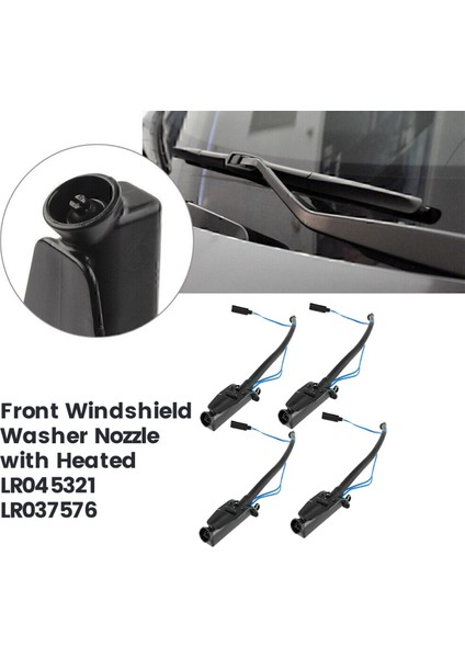 4pcs Araba Ön Cam Yıkayıcı Nozul Jet Isıtmalı LR045321 Land Rover Range Rover L405 L494 2013-2019 LR037576 (Yurt Dışından) modelleri