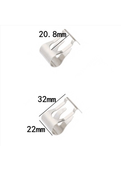 20 Pcs Ön Cam Silecek Motor Bağlantısı Taşınabilir Dayanıklı Çubuklar Kollar Bağlantı Mekanizması Tamir Klipsini Düzeltme Kiti 269617 (Yurt Dışından) fırsatları